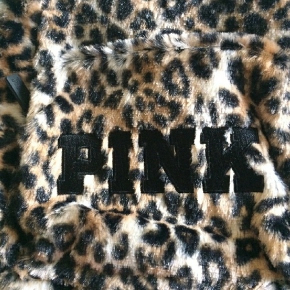 ?PINK VS?2019 CHEETAH FUR MINI BACKPACK